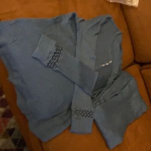 Petite small year round pajamas. Blue